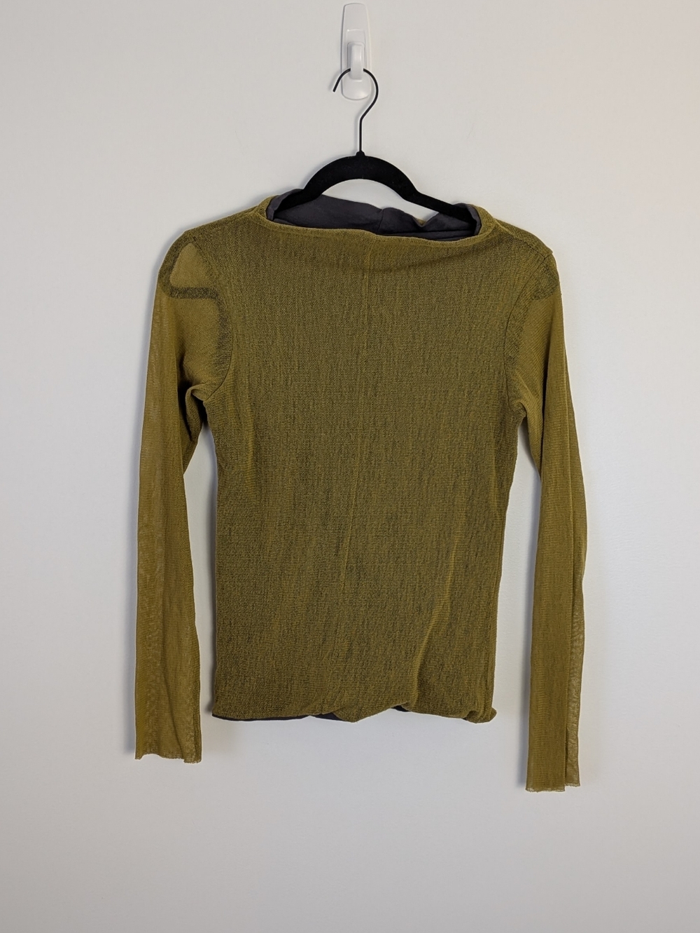 Aimee G Mesh Long Sleeve Top Size S Lagenlook Art To Wear